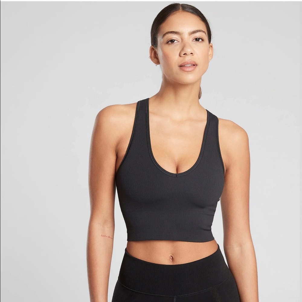 Athleta Aurora Crop Rib Tank